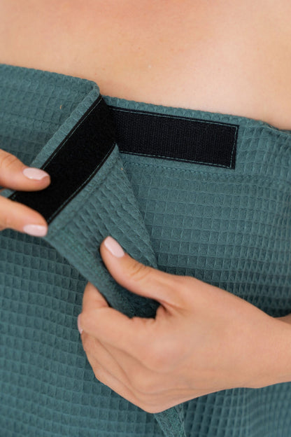Saunahåndklæde med velcro, dame – Nuss – billede 10
